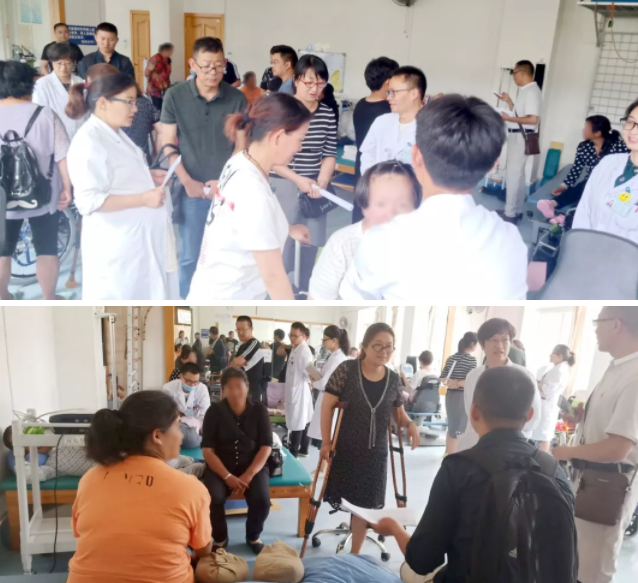 保山市殘聯(lián)攜各縣、區(qū)殘聯(lián)領導蒞臨我院考察康復訓練項目實施情況