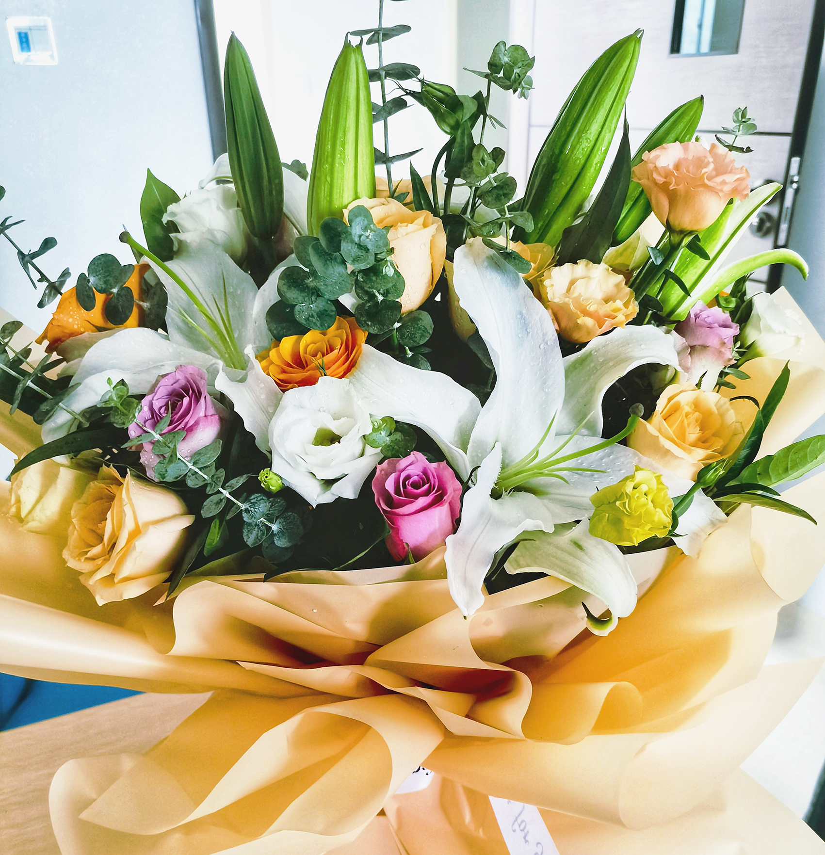 【保山安利醫(yī)院】試管助好孕，鮮花表謝意！